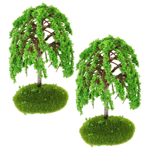 KOCKSHION 2Stücke Miniaturbaum Landschaftsdekoration Künstliche Bäume für Sandtisch DIY Landschaften Leicht und Transportabel KOCKSHION 2Stücke Miniaturbaum Landschaftsdekoration Künstliche Bäume für Sandtisch DIY Landschaften Leicht und Transportabel von KOCKSHION