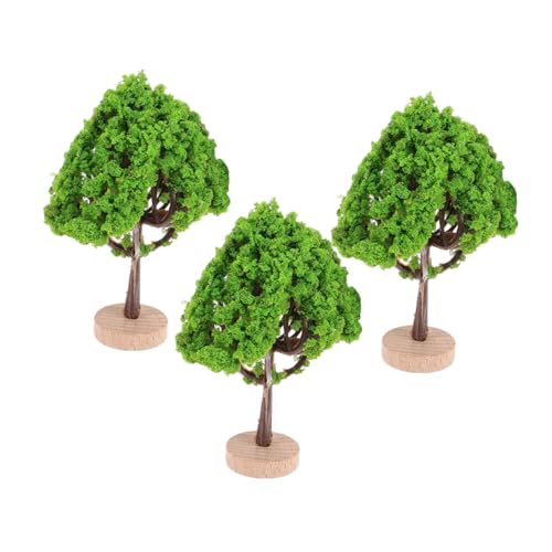 KOCKSHION 3pcs Miniaturbäume Modelle Zuglandbäume Gefälschte Landschaftsbäume Mit Basisarchitektur Diorama -bäume Modell Für DIY Craft Road Architecture Building KOCKSHION 3pcs Miniaturbäume Modelle Zuglandbäume Gefälschte Landschaftsbäume Mit Basisarchitektur Diorama -bäume Modell Für DIY Craft Road Architecture Building von KOCKSHION