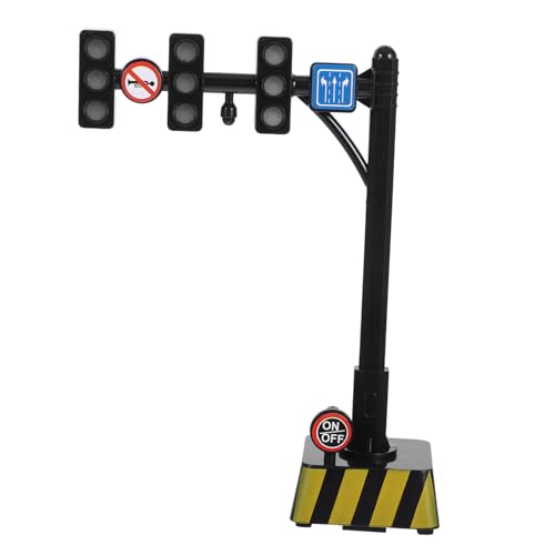 KOCKSHION Ampelspielzeug Roadtrip- Für Verkehrszeichen Für -ampel -stoppschild Lustige Kinderspielzeug Ampel Ampelfahrzeug Plastik Schwarz von KOCKSHION