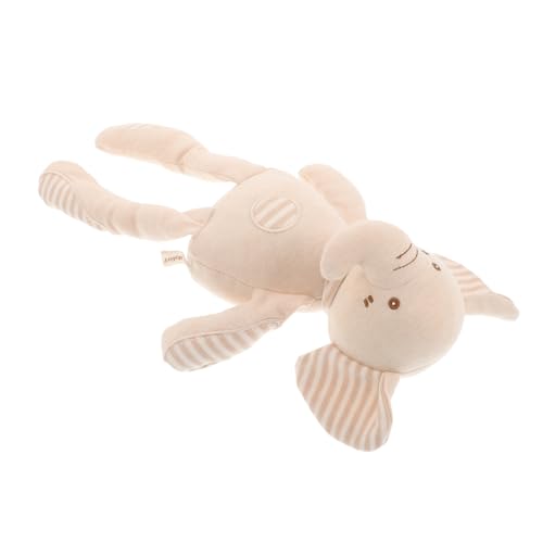 KOCKSHION Elefantenpuppe aus Bio-Baumwolle ausgestopfter Elefant Tierspielzeug aus Baumwolle Elefant für Elefant ausgestopftes Tier Beige KOCKSHION Elefantenpuppe aus Bio-Baumwolle ausgestopfter Elefant Tierspielzeug aus Baumwolle Elefant für Elefant ausgestopftes Tier Beige von KOCKSHION