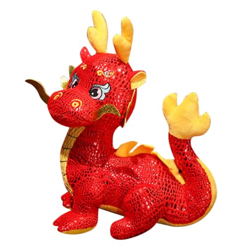KOCKSHION Sternzeichen Drachenpuppe Auto Pandabär Drachenpuppe Einhorn Drachenspielzeug Drachenplüschpuppe Drachendekor Süße Stofftierpuppen Rote Pp Baumwolle KOCKSHION Sternzeichen Drachenpuppe Auto Pandabär Drachenpuppe Einhorn Drachenspielzeug Drachenplüschpuppe Drachendekor Süße Stofftierpuppen Rote Pp Baumwolle von KOCKSHION
