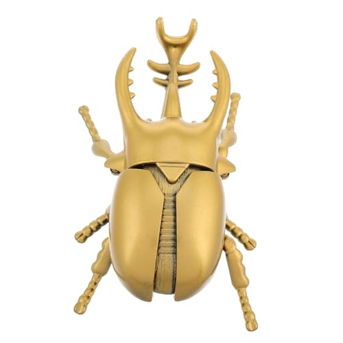 KOCKSHION Tierspielzeug Requisiten Halloween Tierkäfer Plüschspielzeug Halloween Ohrringe Künstliches Künstliches Bewegliches Kunststoff Golden KOCKSHION Tierspielzeug Requisiten Halloween Tierkäfer Plüschspielzeug Halloween Ohrringe Künstliches Künstliches Bewegliches Kunststoff Golden von KOCKSHION