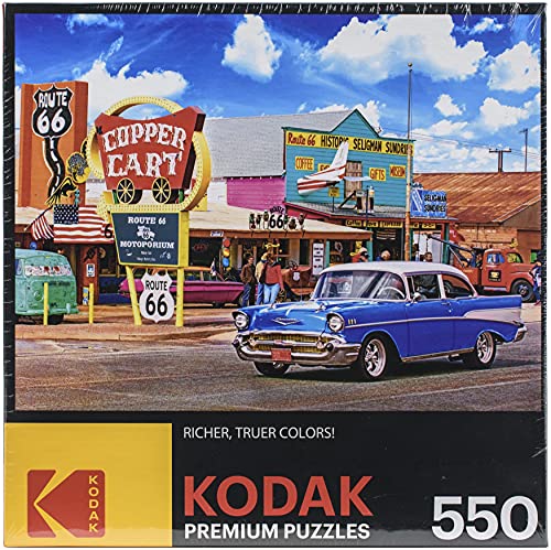 Premium Jigsaw Puzzle 550 Pieces 18"X 24"-Seligmans Route 66 von KODAK