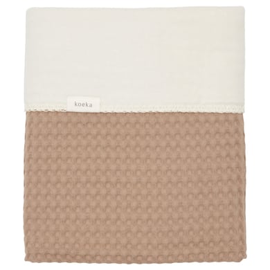 koeka Kinderdecke cotton Fleece Amsterdam caffe 100 x 150 cm von koeka