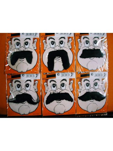 Schnauzbart Bart in schwarz für Seemanns Kostüm und Kapitäns Kostüm Zubehör Schnauzbart Bart in schwarz für Seemanns Kostüm und Kapitäns Kostüm Zubehör von KÖRNER Festartikelimport GmbH