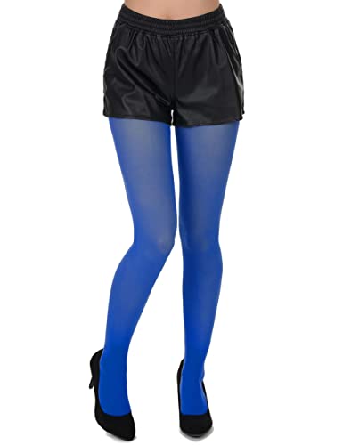 Strumpfhose Blickdicht Blau, 60D, Gr. 42-46 von KÖRNER Festartikelimport GmbH