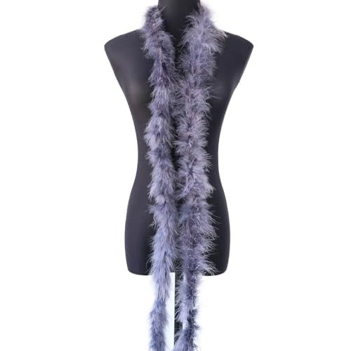 1 x 2 m Federboa Truthahnfedern Boa, flauschige Plüschfederboa, Federstola, Federschal, Federgirlande für Weihnachtsbaum, Hochzeit, Basteln, Burlesque, Karnevalsparty, 20er Jahre Kostüm Dekoration 1 x 2 m Federboa Truthahnfedern Boa, flauschige Plüschfederboa, Federstola, Federschal, Federgirlande für Weihnachtsbaum, Hochzeit, Basteln, Burlesque, Karnevalsparty, 20er Jahre Kostüm Dekoration von KOGMMYSEVP