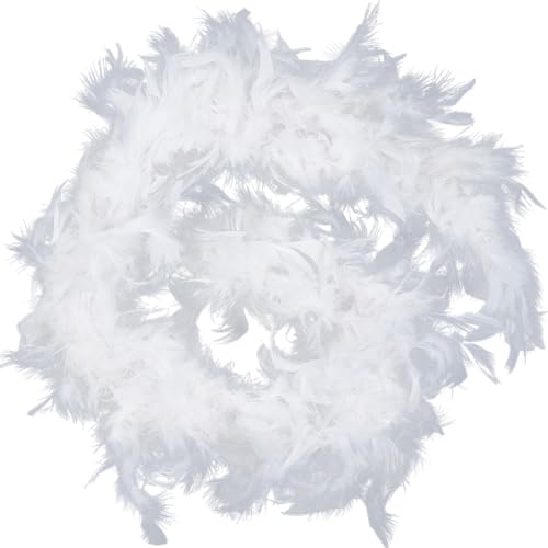 2 m rote Federboas, 15,5 ~ 20 cm dick, flauschige Truthahnfederboa, bunte Federboas, Schal, Kostümzubehör für Weihnachten, Halloween, Karneval, Tanzparty, Cosplay, Kostümdekorationen 2 m rote Federboas, 15,5 ~ 20 cm dick, flauschige Truthahnfederboa, bunte Federboas, Schal, Kostümzubehör für Weihnachten, Halloween, Karneval, Tanzparty, Cosplay, Kostümdekorationen von KOGMMYSEVP