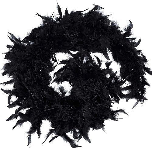 2 m rote Federboas, 15,5 ~ 20 cm dick, flauschige Truthahnfederboa, bunte Federboas, Schal, Kostümzubehör für Weihnachten, Halloween, Karneval, Tanzparty, Cosplay, Kostümdekorationen 2 m rote Federboas, 15,5 ~ 20 cm dick, flauschige Truthahnfederboa, bunte Federboas, Schal, Kostümzubehör für Weihnachten, Halloween, Karneval, Tanzparty, Cosplay, Kostümdekorationen von KOGMMYSEVP