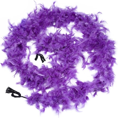 2 m rote Federboas, 15,5 ~ 20 cm dick, flauschige Truthahnfederboa, bunte Federboas, Schal, Kostümzubehör für Weihnachten, Halloween, Karneval, Tanzparty, Cosplay, Kostümdekorationen 2 m rote Federboas, 15,5 ~ 20 cm dick, flauschige Truthahnfederboa, bunte Federboas, Schal, Kostümzubehör für Weihnachten, Halloween, Karneval, Tanzparty, Cosplay, Kostümdekorationen von KOGMMYSEVP