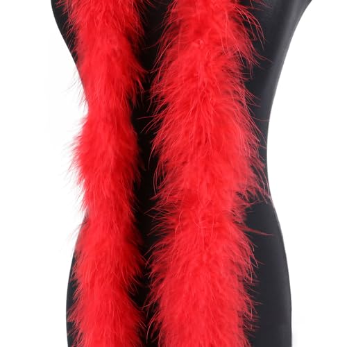 2m 8cm Federboa Truthahn Federn Boa,Flauschige Plüsch Federboa Feder Stola Federschal Federgirlande für Weihnachtsbaum, Hochzeit, Basteln, Burlesque, Karneval Party, 20er Jahre Kostüm Dekoration 2m 8cm Federboa Truthahn Federn Boa,Flauschige Plüsch Federboa Feder Stola Federschal Federgirlande für Weihnachtsbaum, Hochzeit, Basteln, Burlesque, Karneval Party, 20er Jahre Kostüm Dekoration von KOGMMYSEVP