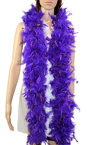 60 g, 2 Meter lange Federboa, ideal für Party, Hochzeit, Halloween-Kostüm, Weihnachtsbaum, Dekoration 60 g, 2 Meter lange Federboa, ideal für Party, Hochzeit, Halloween-Kostüm, Weihnachtsbaum, Dekoration von KOGMMYSEVP