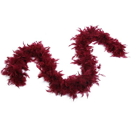 60 g, 2 Meter lange Federboa, ideal für Party, Hochzeit, Halloween-Kostüm, Weihnachtsbaum, Dekoration 60 g, 2 Meter lange Federboa, ideal für Party, Hochzeit, Halloween-Kostüm, Weihnachtsbaum, Dekoration von KOGMMYSEVP