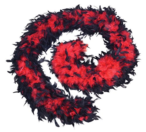 BA1670 Verkleidungszubehör|Federboa|Für Damen|1 Stück|Schwarz|31 cm x 27 cm x 5 cm,Einheitsgröße Halloween Halloween BA1670 Verkleidungszubehör|Federboa|Für Damen|1 Stück|Schwarz|31 cm x 27 cm x 5 cm,Einheitsgröße Halloween Halloween von KOGMMYSEVP