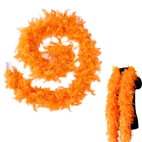 Bunte Federboas, 2 m, natürliche Truthahn-Federboa für Damen, Mädchen, 80 g, flauschige Boa-Feder für Kostüm, Zuhause, Tanzparty, Hochzeit, Halloween, Cosplay, Kostümdekoration Bunte Federboas, 2 m, natürliche Truthahn-Federboa für Damen, Mädchen, 80 g, flauschige Boa-Feder für Kostüm, Zuhause, Tanzparty, Hochzeit, Halloween, Cosplay, Kostümdekoration von KOGMMYSEVP