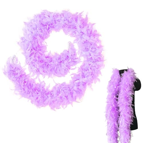 Bunte Federboas, 2 m, natürliche Truthahn-Federboa für Damen, Mädchen, 80 g, flauschige Boa-Feder für Kostüm, Zuhause, Tanzparty, Hochzeit, Halloween, Cosplay, Kostümdekoration Bunte Federboas, 2 m, natürliche Truthahn-Federboa für Damen, Mädchen, 80 g, flauschige Boa-Feder für Kostüm, Zuhause, Tanzparty, Hochzeit, Halloween, Cosplay, Kostümdekoration von KOGMMYSEVP