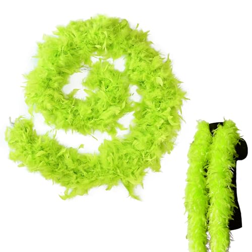 Bunte Federboas, 2 m, natürliche Truthahn-Federboa für Damen, Mädchen, 80 g, flauschige Boa-Feder für Kostüm, Zuhause, Tanzparty, Hochzeit, Halloween, Cosplay, Kostümdekoration Bunte Federboas, 2 m, natürliche Truthahn-Federboa für Damen, Mädchen, 80 g, flauschige Boa-Feder für Kostüm, Zuhause, Tanzparty, Hochzeit, Halloween, Cosplay, Kostümdekoration von KOGMMYSEVP
