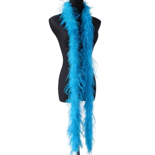 Federboa, Federschal, Truthahnfedern, einfarbig, flauschige Girlande für Tanzen, Hochzeit, Party, Cosplay, Halloween, Hochzeit, Heimdekoration, 2 m Federboa, Federschal, Truthahnfedern, einfarbig, flauschige Girlande für Tanzen, Hochzeit, Party, Cosplay, Halloween, Hochzeit, Heimdekoration, 2 m von KOGMMYSEVP