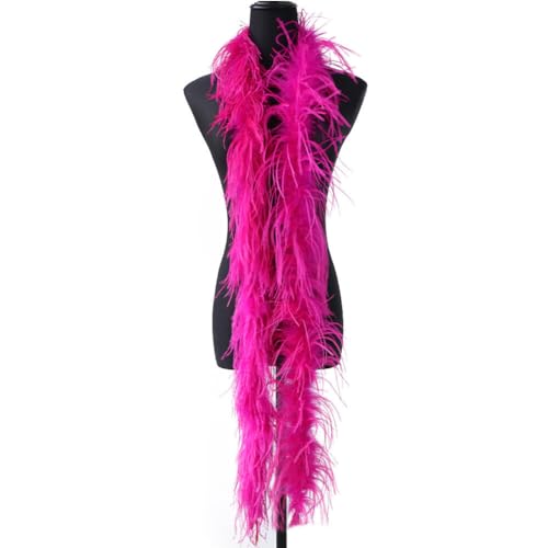 Federboa, Federschal, Truthahnfedern, einfarbig, flauschige Girlande für Tanzen, Hochzeit, Party, Cosplay, Halloween, Hochzeit, Heimdekoration, 2 m Federboa, Federschal, Truthahnfedern, einfarbig, flauschige Girlande für Tanzen, Hochzeit, Party, Cosplay, Halloween, Hochzeit, Heimdekoration, 2 m von KOGMMYSEVP