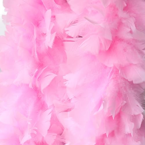 Federboa Unisex Boa für Kostümzubehör, Länge ca. 180 cm, Kostüm- und Bastelzubehör, Federschal für Hochzeit, Karneval, Halloween, Cosplay, Weihnachten, Bühnenshows, Kostüm Federboa Unisex Boa für Kostümzubehör, Länge ca. 180 cm, Kostüm- und Bastelzubehör, Federschal für Hochzeit, Karneval, Halloween, Cosplay, Weihnachten, Bühnenshows, Kostüm von KOGMMYSEVP