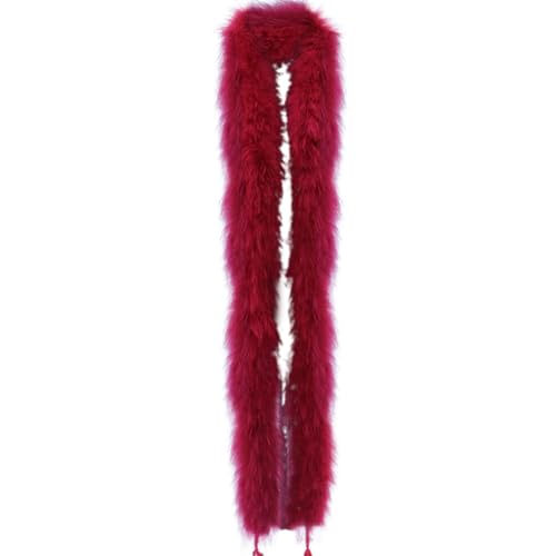 Federboa für Damen, flauschige Federboa, Basteln, 2 m, Weihnachtsboa, Truthahn-Federboa für Bastelarbeiten, Hochzeit, Party, Weihnachtsbaumdekoration, 50 g Federboa für Damen, flauschige Federboa, Basteln, 2 m, Weihnachtsboa, Truthahn-Federboa für Bastelarbeiten, Hochzeit, Party, Weihnachtsbaumdekoration, 50 g von KOGMMYSEVP