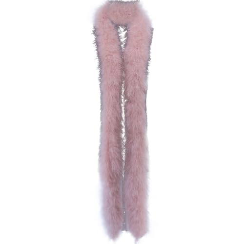 Federboa für Damen, flauschige Federboa, Basteln, 2 m, Weihnachtsboa, Truthahn-Federboa für Bastelarbeiten, Hochzeit, Party, Weihnachtsbaumdekoration, 50 g von KOGMMYSEVP