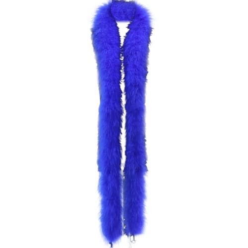 Federboa für Damen, flauschige Federboa, Basteln, 2 m, Weihnachtsboa, Truthahn-Federboa für Bastelarbeiten, Hochzeit, Party, Weihnachtsbaumdekoration, 50 g von KOGMMYSEVP