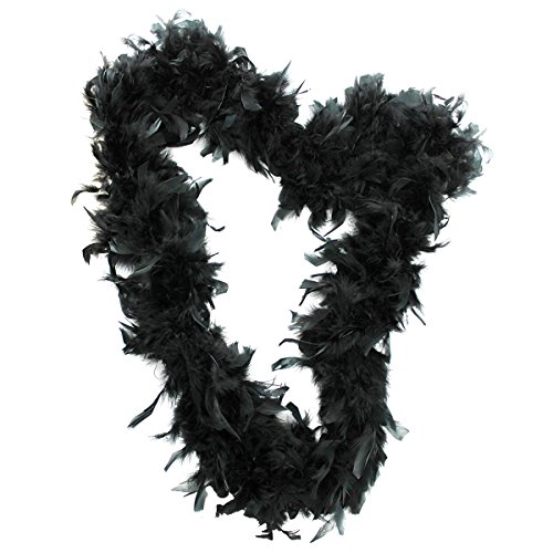 Federboas, 150 cm, ideal für Junggesellinnenabschiede, Schwarz Federboas, 150 cm, ideal für Junggesellinnenabschiede, Schwarz von KOGMMYSEVP