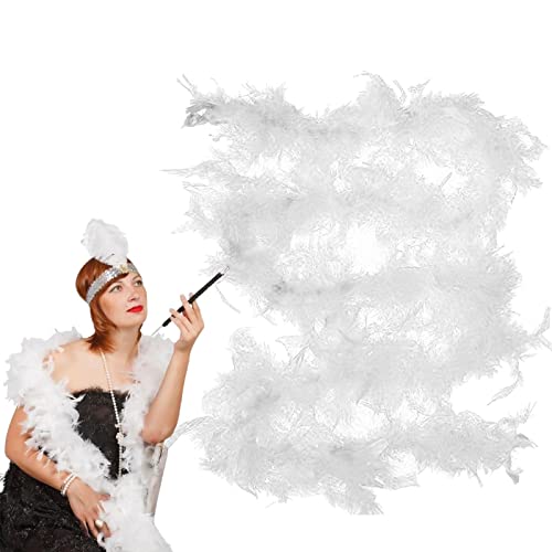 Federboas, 2 m, Federboa für Damen, 7 Farben, Zubehör, Federschal, Kostüm- und Bastelzubehör für Halloween, Tanzen, Hochzeit und Cosplay Federboas, 2 m, Federboa für Damen, 7 Farben, Zubehör, Federschal, Kostüm- und Bastelzubehör für Halloween, Tanzen, Hochzeit und Cosplay von KOGMMYSEVP