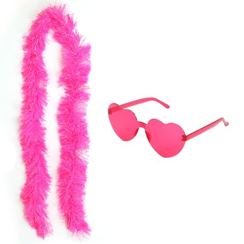 Federboas flauschige Boa Dekorationen Verkleidung für Frauen Fancy Costume für Mädchen Dress Up Dancing Federboas flauschige Boa Dekorationen Verkleidung für Frauen Fancy Costume für Mädchen Dress Up Dancing von KOGMMYSEVP