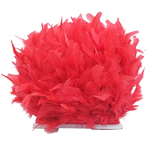 Flauschige Federboa, Bastelzubehör, Truthahnfedern, Fransen, Basteln, Kostüm, Truthahn-Schal, Tanzzubehör für Weihnachten, Karneval, Mottoparty, 5 m Flauschige Federboa, Bastelzubehör, Truthahnfedern, Fransen, Basteln, Kostüm, Truthahn-Schal, Tanzzubehör für Weihnachten, Karneval, Mottoparty, 5 m von KOGMMYSEVP