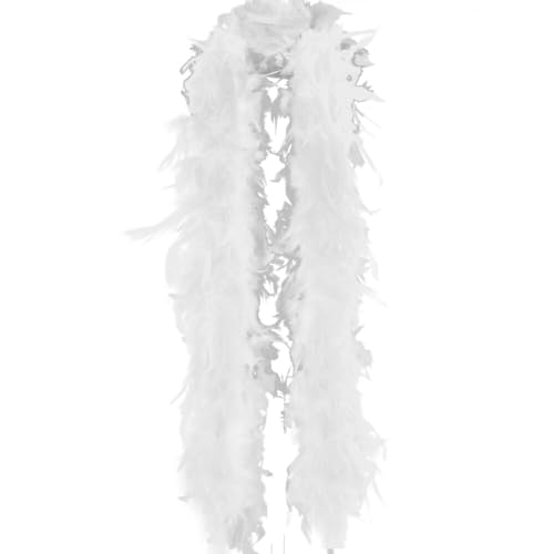 Flauschige Federboa, Kostümzubehör, Weihnachtsgirlande, Federboa, Kostümzubehör für Cosplay, Karneval, Hochzeit, Halloween, Urlaub, Weihnachtsdekoration, 50 g, 2 m Flauschige Federboa, Kostümzubehör, Weihnachtsgirlande, Federboa, Kostümzubehör für Cosplay, Karneval, Hochzeit, Halloween, Urlaub, Weihnachtsdekoration, 50 g, 2 m von KOGMMYSEVP