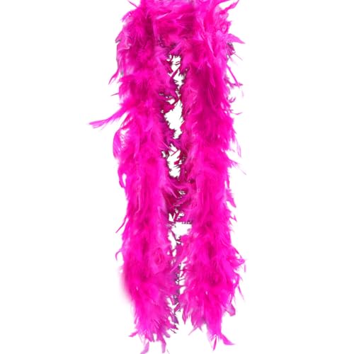 Flauschige Federboa, Kostümzubehör, Weihnachtsgirlande, Federboa, Kostümzubehör für Cosplay, Karneval, Hochzeit, Halloween, Urlaub, Weihnachtsdekoration, 50 g, 2 m von KOGMMYSEVP