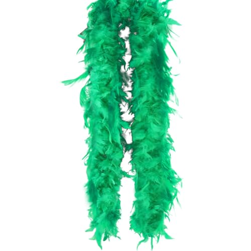 Flauschige Federboa, Kostümzubehör, Weihnachtsgirlande, Federboa, Kostümzubehör für Cosplay, Karneval, Hochzeit, Halloween, Urlaub, Weihnachtsdekoration, 50 g, 2 m von KOGMMYSEVP