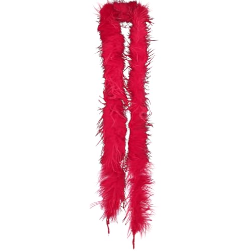 Flauschige Federboa, Kostümzubehör, Weihnachtsgirlande, Federboa für Halloween, Basteln, Hochzeit, Heimdekoration, 50 g, 2 m von KOGMMYSEVP