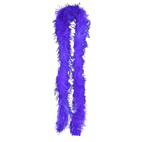 Flauschige Federboa, Kostümzubehör, Weihnachtsgirlande, Federboa für Halloween, Basteln, Hochzeit, Heimdekoration, 50 g, 2 m von KOGMMYSEVP