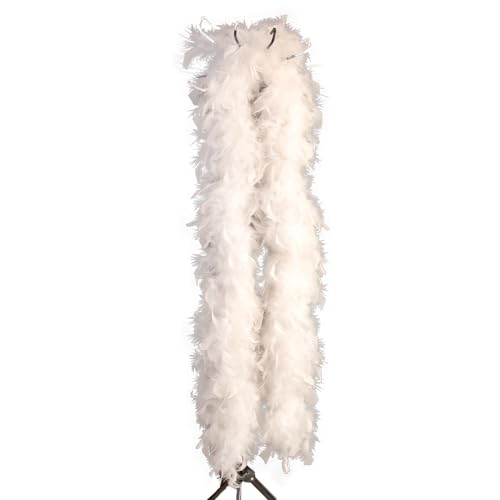 Flauschige Federboa DIY Frauen Verkleidung Dekorationen Truthahn Federn Boa für Handwerk Zubehör Weihnachten Karneval Theater ca. 2 Meter lang ca. 90 g Flauschige Federboa DIY Frauen Verkleidung Dekorationen Truthahn Federn Boa für Handwerk Zubehör Weihnachten Karneval Theater ca. 2 Meter lang ca. 90 g von KOGMMYSEVP