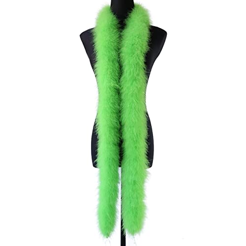 Flauschige Truthahnfederboa, 50 g dick, natürliche Federbesätze, Schal für Kleidung, Dekoration, Schal, 2 Meter Flauschige Truthahnfederboa, 50 g dick, natürliche Federbesätze, Schal für Kleidung, Dekoration, Schal, 2 Meter von KOGMMYSEVP