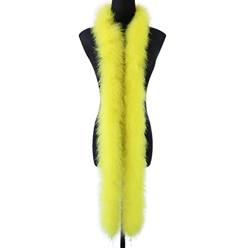 Flauschige Truthahnfederboa, 50 g dick, natürliche Federbesätze, Schal für Kleidung, Dekoration, Schal, 2 Meter Flauschige Truthahnfederboa, 50 g dick, natürliche Federbesätze, Schal für Kleidung, Dekoration, Schal, 2 Meter von KOGMMYSEVP