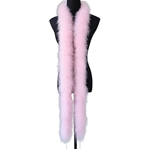 Flauschige Truthahnfederboa, 50 g dick, natürliche Federbesätze, Schal für Kleidung, Dekoration, Schal, 2 Meter Flauschige Truthahnfederboa, 50 g dick, natürliche Federbesätze, Schal für Kleidung, Dekoration, Schal, 2 Meter von KOGMMYSEVP