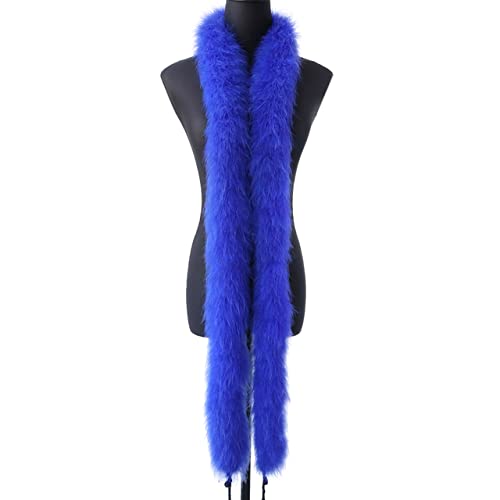 Flauschige Truthahnfederboa, 50 g dick, natürliche Federbesätze, Schal für Kleidung, Dekoration, Schal, 2 Meter Flauschige Truthahnfederboa, 50 g dick, natürliche Federbesätze, Schal für Kleidung, Dekoration, Schal, 2 Meter von KOGMMYSEVP