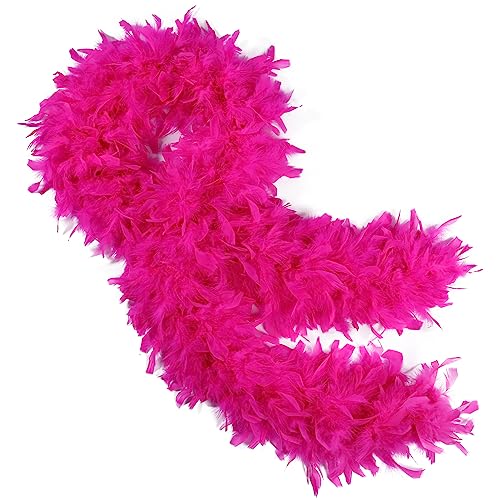 Rosa Truthahn-Federboa 2 Yards 40 g für DIY Handwerk Zuhause Tanzen Hochzeit Party Halloween Kostüm Dekoration Federboa Rosa Truthahn-Federboa 2 Yards 40 g für DIY Handwerk Zuhause Tanzen Hochzeit Party Halloween Kostüm Dekoration Federboa von KOGMMYSEVP