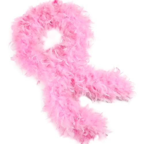 Rosa Truthahn-Federboa 2 Yards 40 g für DIY Handwerk Zuhause Tanzen Hochzeit Party Halloween Kostüm Dekoration Federboa Rosa Truthahn-Federboa 2 Yards 40 g für DIY Handwerk Zuhause Tanzen Hochzeit Party Halloween Kostüm Dekoration Federboa von KOGMMYSEVP