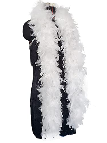 Truthahn-Federboa für Bastelarbeiten, Partytanzen, Halloween-Dekoration, 80 g, 2 m Truthahn-Federboa für Bastelarbeiten, Partytanzen, Halloween-Dekoration, 80 g, 2 m von KOGMMYSEVP