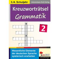 Kreuzworträtsel Grammatik von KOHL VERLAG Der Verlag mit dem Baum
