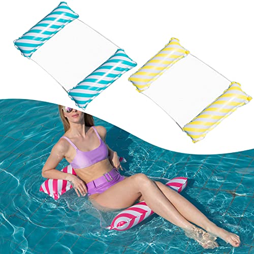 Luftmatratze Pool, 2 Stück Pool Spielzeug Wasserhängematte Erwachsene, 4 in 1 Aufblasbare Pool Spielzeug Wasserspielzeug Wasser Hängematte Luftmatratze für Erwachsene/Kinder Luftmatratze Pool, 2 Stück Pool Spielzeug Wasserhängematte Erwachsene, 4 in 1 Aufblasbare Pool Spielzeug Wasserspielzeug Wasser Hängematte Luftmatratze für Erwachsene/Kinder von KOIROI
