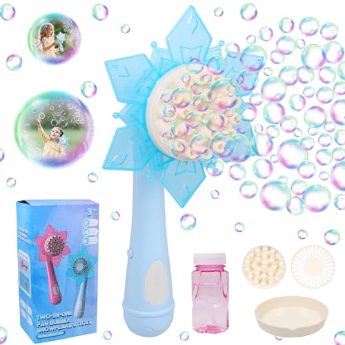 Schneeflocke Seifenblasenmaschine Kinder, Automatische Seifenblasenpistole, Bubble Gun Kinder mit Seifenblasen Flüssigkeit, Seifenblasen Machine, Seifenblasenspielzeug für Party Geburtstag Hochzeit Schneeflocke Seifenblasenmaschine Kinder, Automatische Seifenblasenpistole, Bubble Gun Kinder mit Seifenblasen Flüssigkeit, Seifenblasen Machine, Seifenblasenspielzeug für Party Geburtstag Hochzeit von KOIROI
