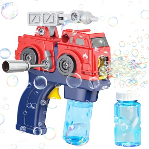 Seifenblasenpistole für Kinder, Automatische Seifenblasenmaschine, Bubble Gun Kinder mit Seifenblasen Flüssigkeit,Seifenblasen Pistole,Bubble Machine Seifenblas Spielzeug für Geburtstag Party Hochzeit von KOIROI