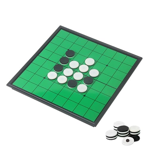 KOKOSUN Reversi Brettspiel-Set, 20×20cm, magnetisch zusammenklappbar klassisches Brettspiel, Familienspaß Geschenk für Kinder KOKOSUN Reversi Brettspiel-Set, 20×20cm, magnetisch zusammenklappbar klassisches Brettspiel, Familienspaß Geschenk für Kinder von KOKOSUN