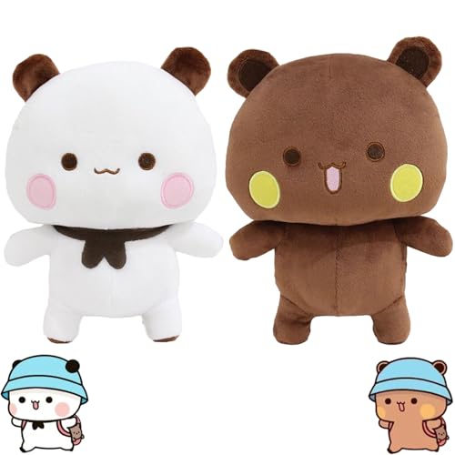 KOLGEIKJ 2 Stück Bubu Dudu Kuscheltier, Bubu Dudu Plüsch, Dubu Bubu, Bär Panda Bubu Dudu Kuscheltier, Pandabär Kuscheltier Kissen, Bubu Dudu Figur, Cartoon Panda Plüschtier Kindergeschenk (White) KOLGEIKJ 2 Stück Bubu Dudu Kuscheltier, Bubu Dudu Plüsch, Dubu Bubu, Bär Panda Bubu Dudu Kuscheltier, Pandabär Kuscheltier Kissen, Bubu Dudu Figur, Cartoon Panda Plüschtier Kindergeschenk (White) von KOLGEIKJ